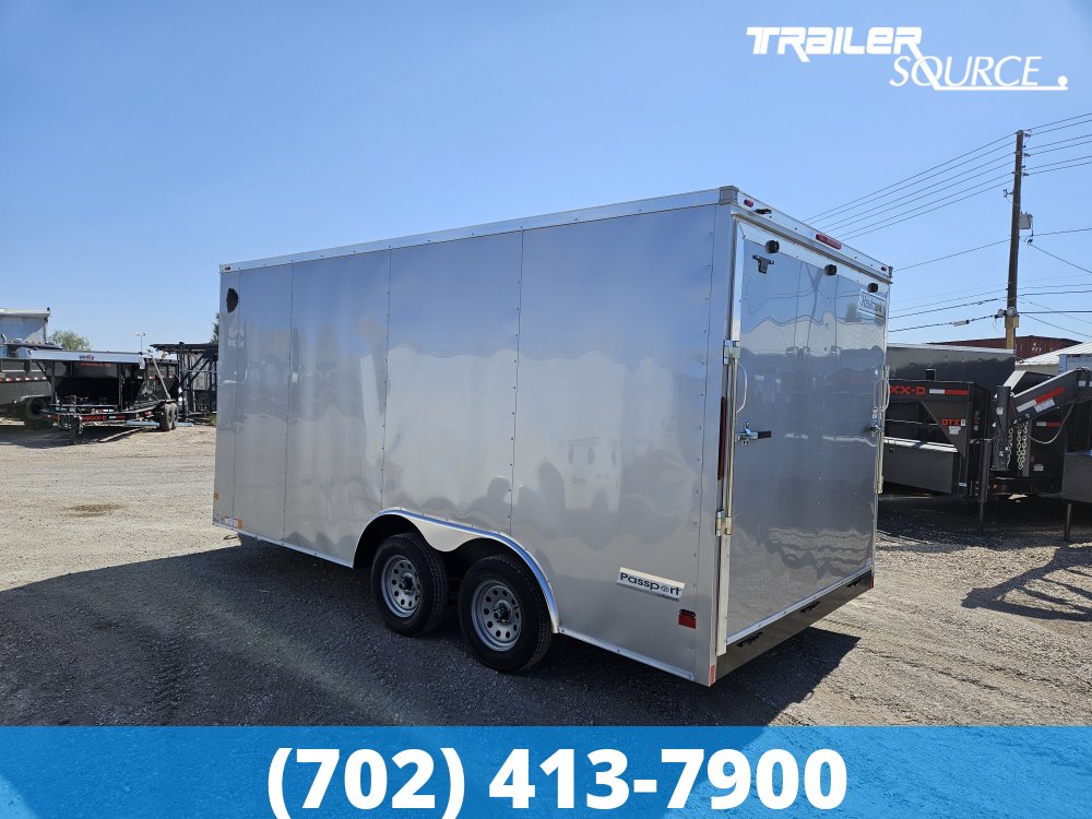 8.5x16 Haulmark Passport 7'0" Interior 7K Tandem Axle Enclosed Cargo Trailer