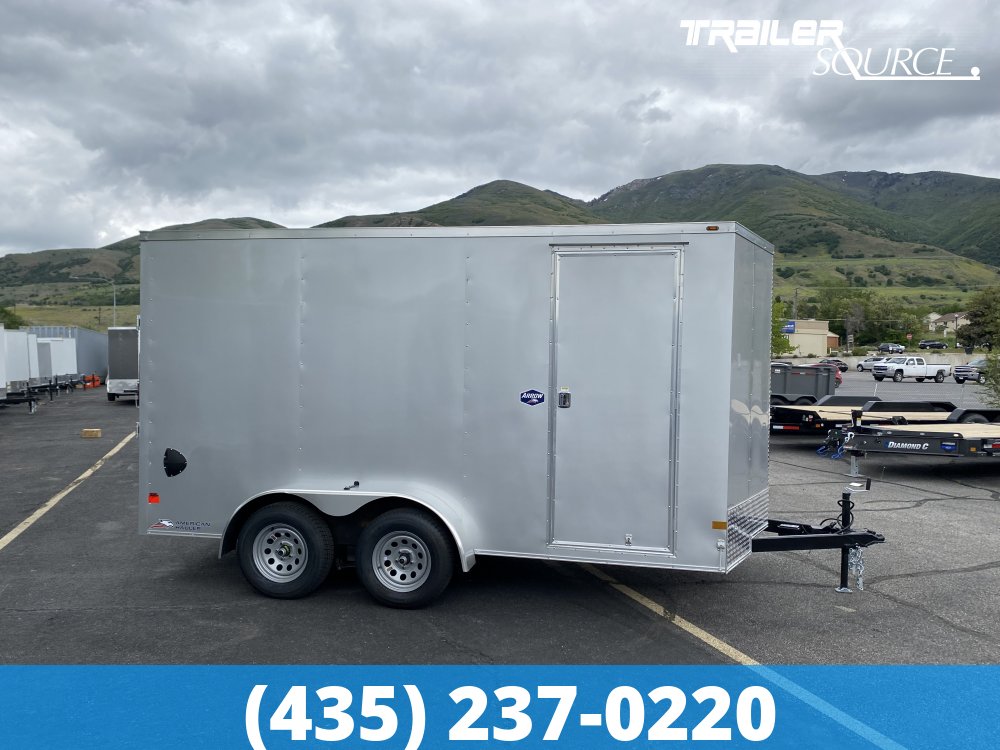 7x14 American Hauler Arrow Deluxe 7'0" 7K Tandem Axle Enclosed Cargo