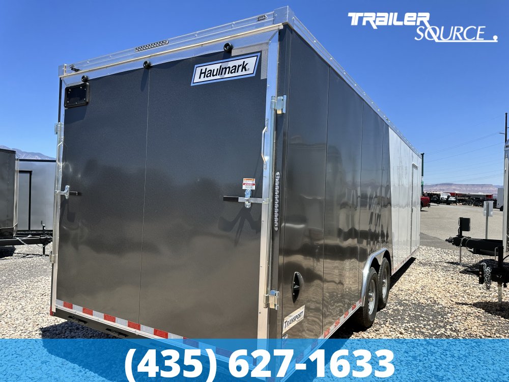 8.5x28 Haulmark Transport 7'6" Interior 12K Tandem Axle Enclosed Cargo