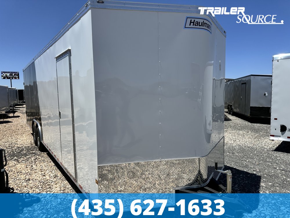 8.5x28 Haulmark Transport 7'6" Interior 12K Tandem Axle Enclosed Cargo