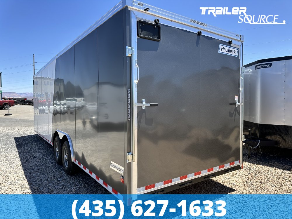 8.5x28 Haulmark Transport 7'6" Interior 12K Tandem Axle Enclosed Cargo