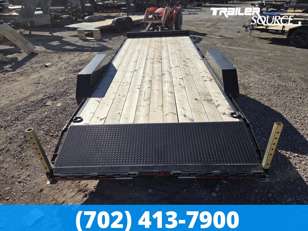 7x20 Double A Pro Series CH Flatbed Car Hauler