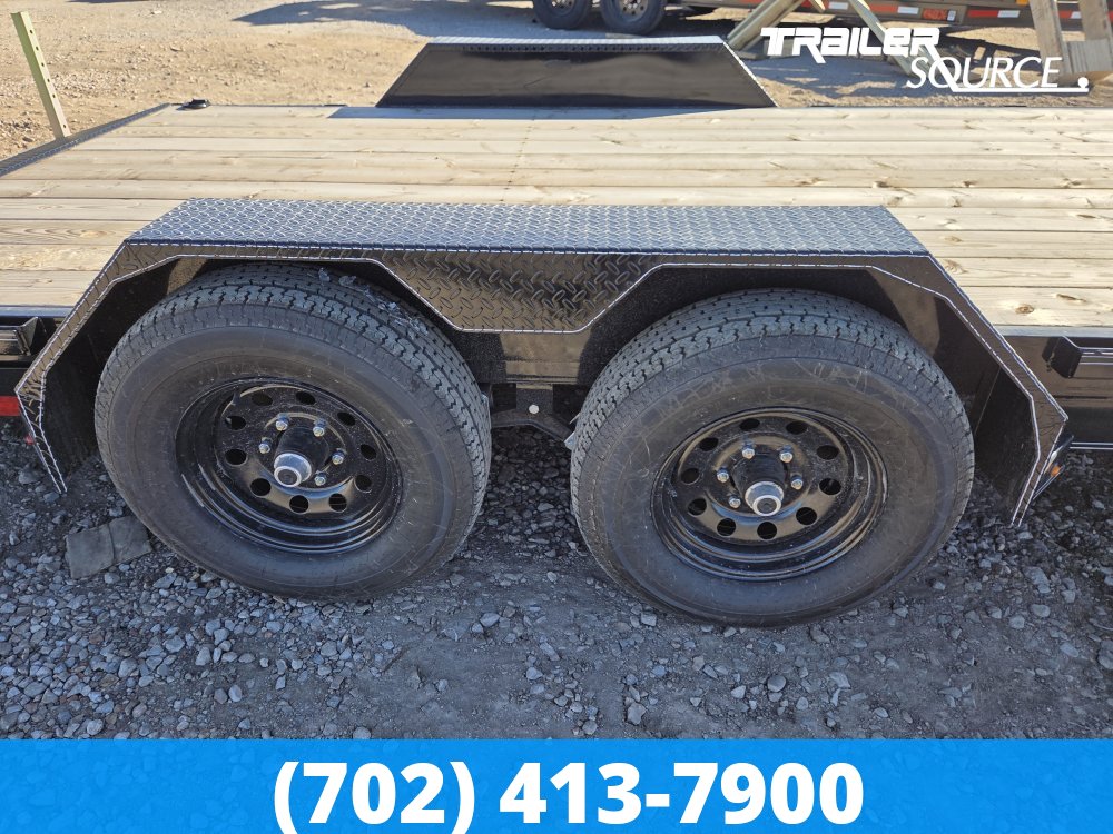 7x20 Double A Pro Series CH Flatbed Car Hauler