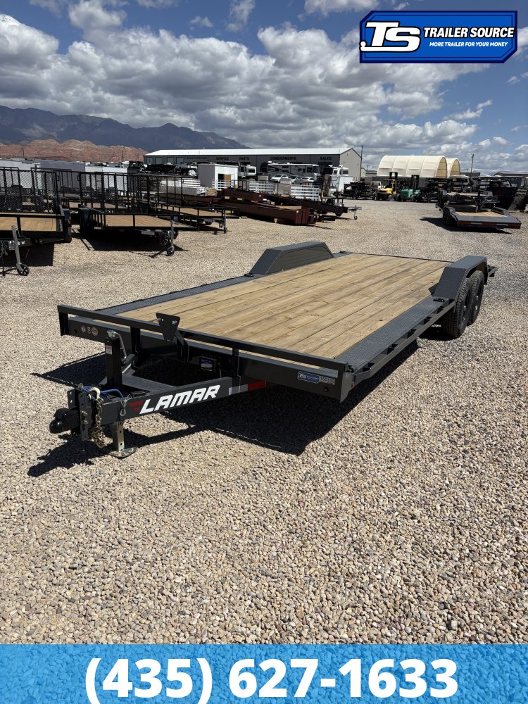 8.5x22 Lamar CC Wide Body w/ Drive Over Fenders Flatbed Car Hauler