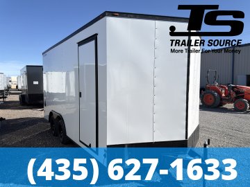 8.5x16 Wells Cargo Fast Trac Deluxe Enclosed Cargo Trailer - 7'6" Interior - 7K GVWR - Black Out Package, Dovetail