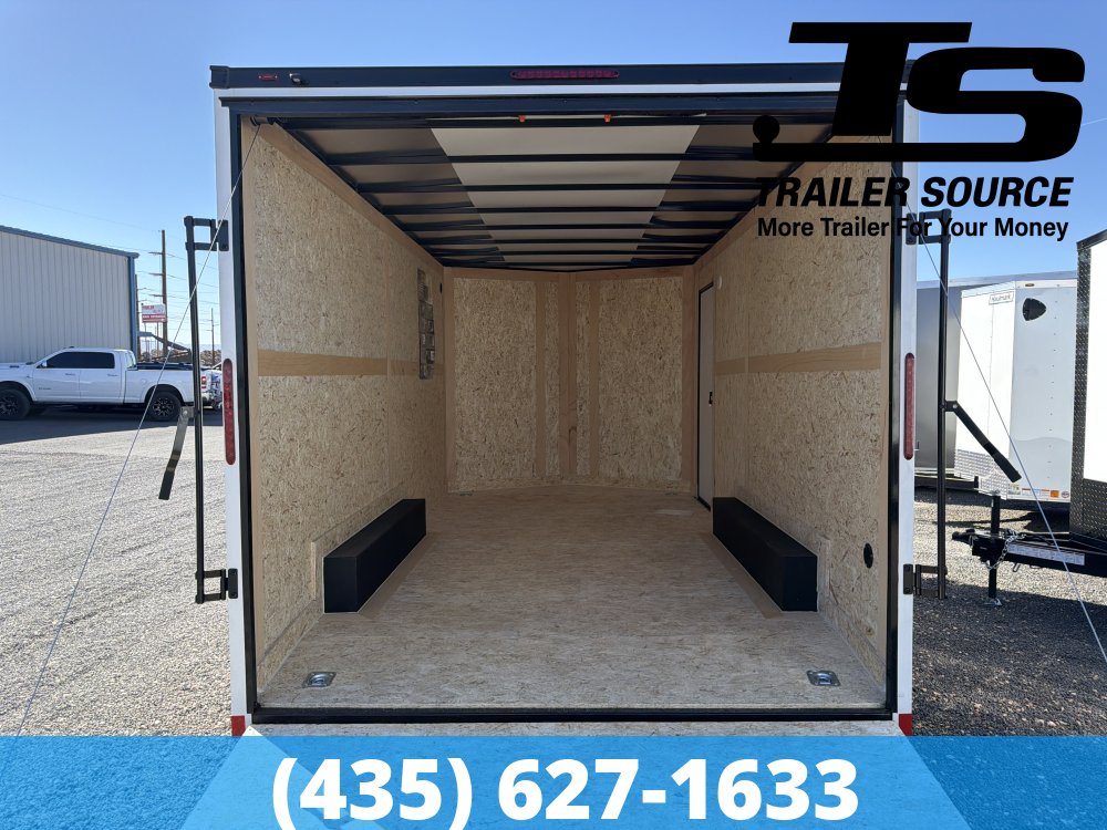 8.5x16 Wells Cargo Fast Trac Deluxe Enclosed Cargo Trailer - 7'6" Interior - 7K GVWR - Black Out Package, Dovetail