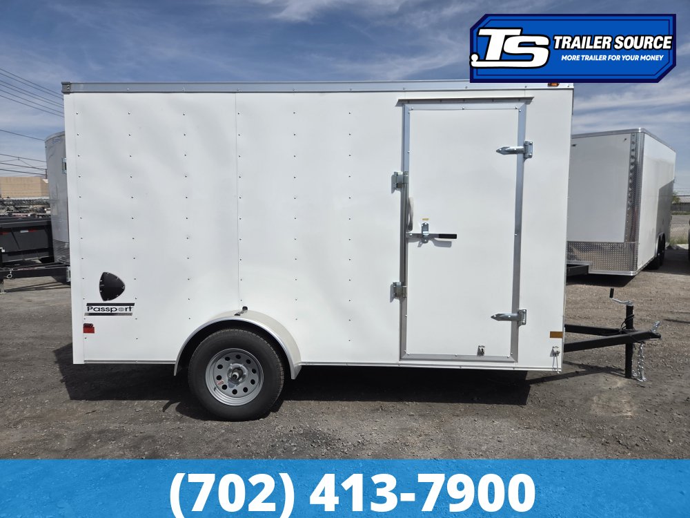 6x12 Haulmark Passport Enclosed Cargo Trailer - 6'0" Interior - 3.5K GVWR -