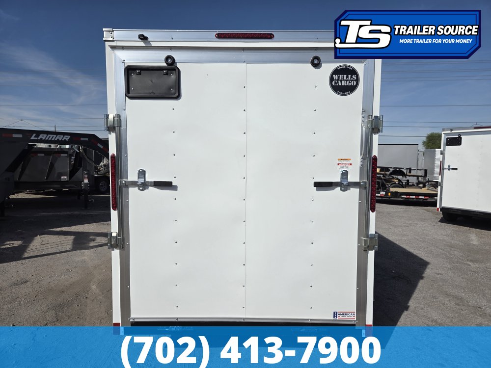 6x10 Wells Cargo FastTrac Enclosed Cargo Trailer - 6'6" Interior - 3.5K GVWR -