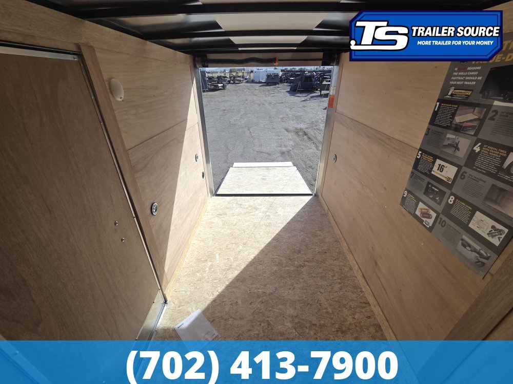 6x10 Wells Cargo FastTrac Enclosed Cargo Trailer - 6'6" Interior - 3.5K GVWR -