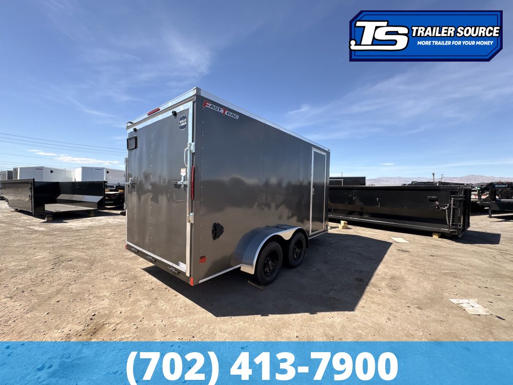 7x14 Wells Cargo Fast Trac Deluxe Enclosed Cargo Trailer - 7'0" Interior - 3.5K GVWR -