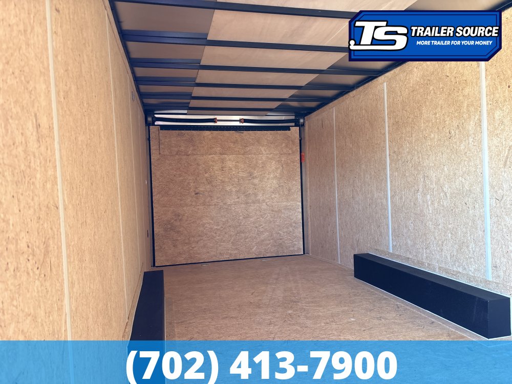 8.5x24 Look ST DLX Enclosed Cargo Trailer - 7'0" Interior - 10K GVWR - .080 PolyCor, Black Out Package, Rear Spoiler w/ Load Lights