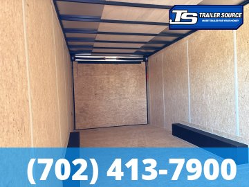 8.5x24 Look ST DLX Enclosed Cargo Trailer - 7'0" Interior - 10K GVWR - .080 PolyCor, Black Out Package, Rear Spoiler w/ Load Lights