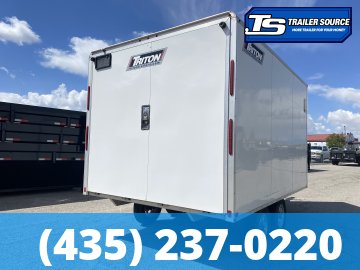 8.5x21 Triton ENCLOSED Snowmobile Trailer - 10K GVWR -