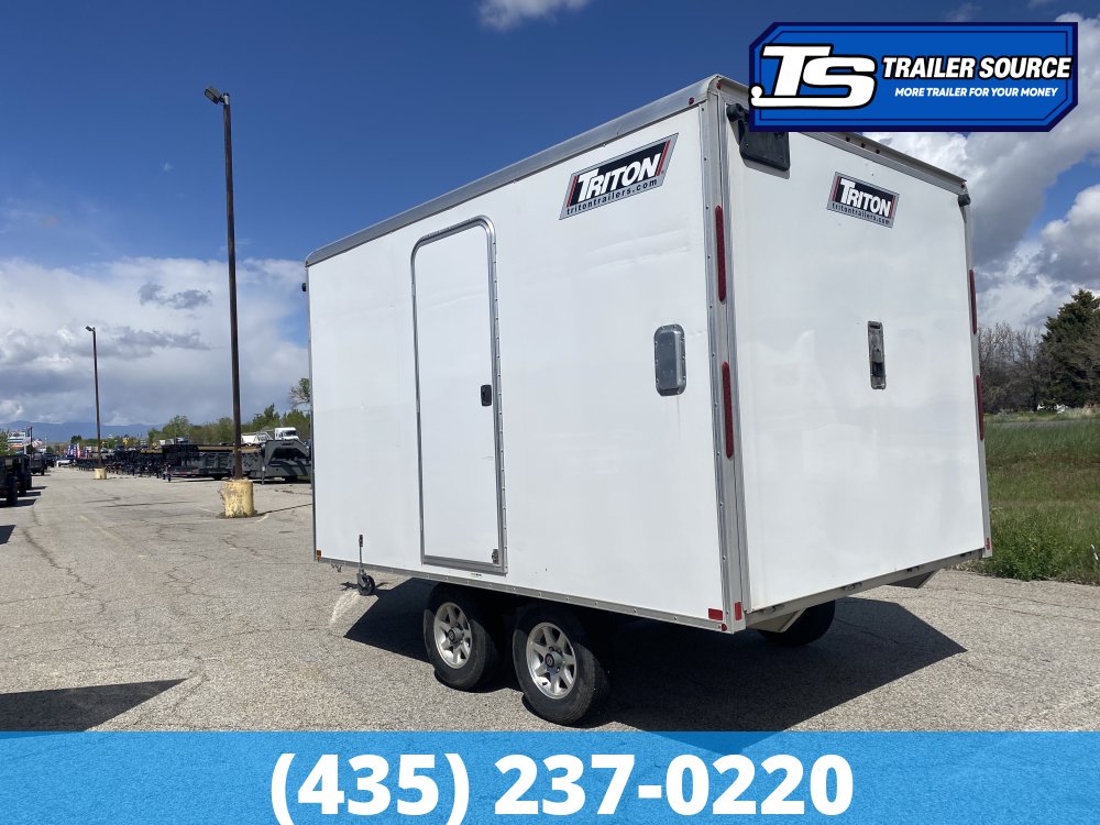 8.5x21 Triton ENCLOSED Snowmobile Trailer - 10K GVWR -