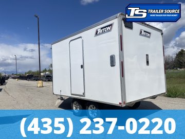 8.5x21 Triton ENCLOSED Snowmobile Trailer - 10K GVWR -