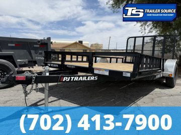 7x14 PJ Trailers  Utility Trailer - 3.5K GVWR -