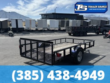 6x12 A-1 CUSTOM TRAILER MFG., INC TEXLINE Utility Trailer - 3.5K GVWR - Dovetail, Ramp Gate