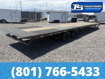 DEMO 8.5x40 Maxx-D YDX Gooseneck Hydraulic Dovetail Equipment Trailer - 25.9K GVWR - 15K Axles, HDSS (Hutch) Suspension, Hydraulic Disc Brakes, Hydraulic Jack(s), Load Lights