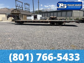 DEMO 8.5x40 Maxx-D YDX Gooseneck Hydraulic Dovetail Equipment Trailer - 25.9K GVWR - 15K Axles, HDSS (Hutch) Suspension, Hydraulic Disc Brakes, Hydraulic Jack(s), Load Lights