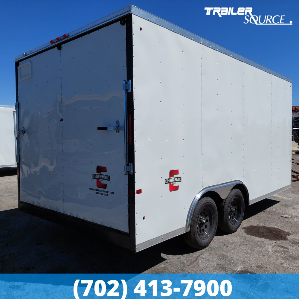 8.5x16 Charmac Atlas 7'0" Interior 7K Enclosed Cargo