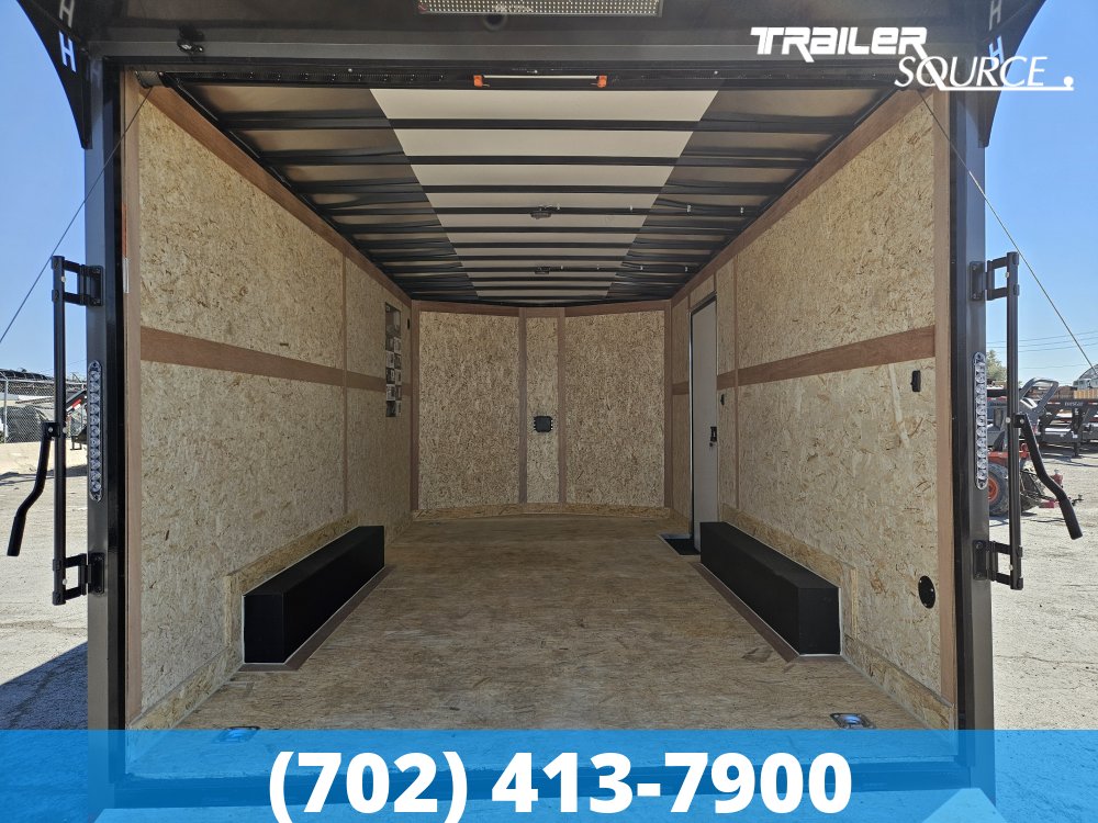 8.5x16 Haulmark Transport Phantom Pkg 7'0" Interior 10K Tandem Axle Enclosed Cargo