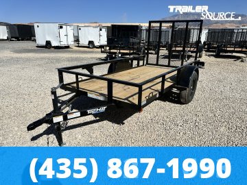 5x10 Top Hat Single Axle Utility