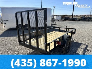 5x10 Top Hat Single Axle Utility
