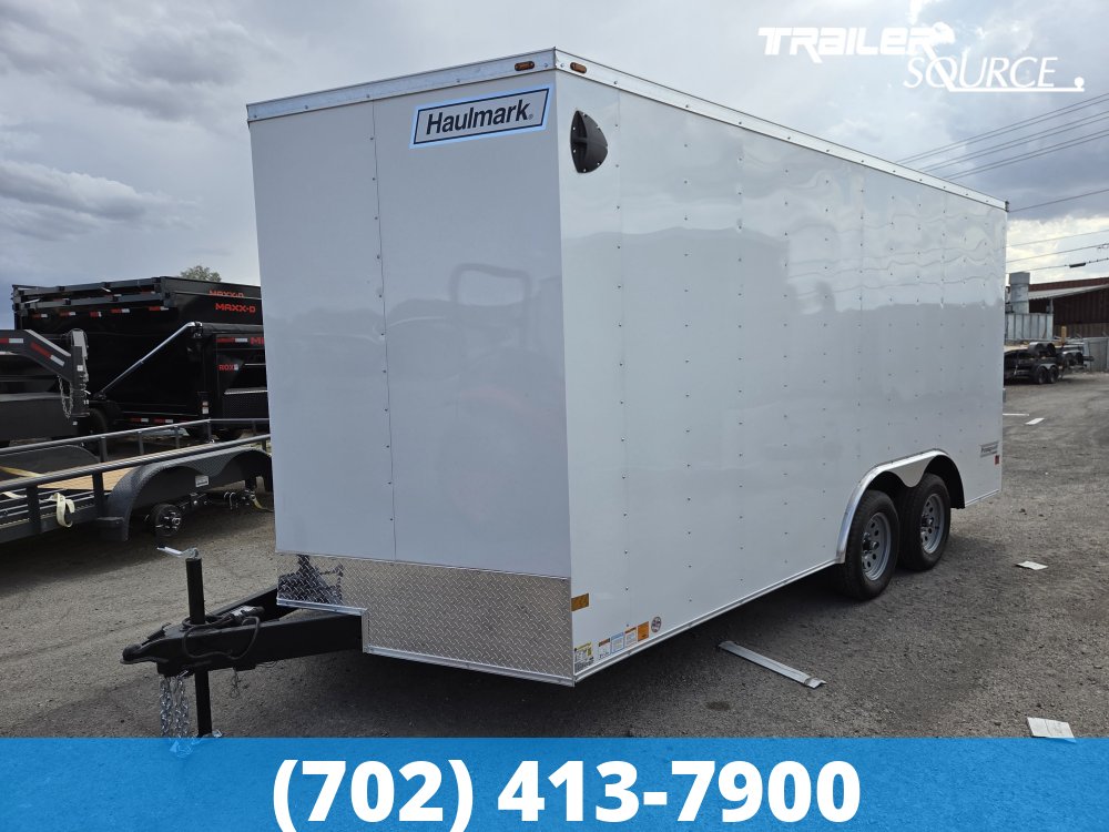 8.5x16 Haulmark Passport 7'0" Interior 7K Tandem Axle Enclosed Cargo Trailer