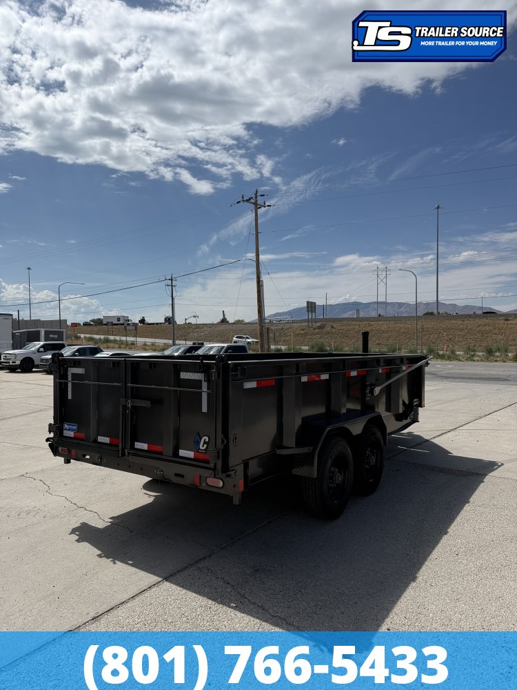 7x16 Diamond C LPT 210 Dump Trailer - 32" Sides - 23K GVWR