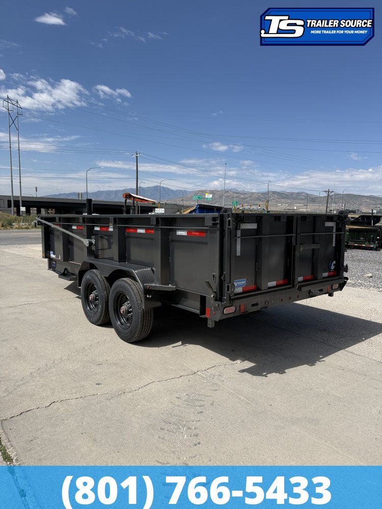 7x16 Diamond C LPT 210 Dump Trailer - 32" Sides - 23K GVWR