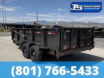 7x16 Diamond C LPT 210 Dump Trailer - 32" Sides - 23K GVWR