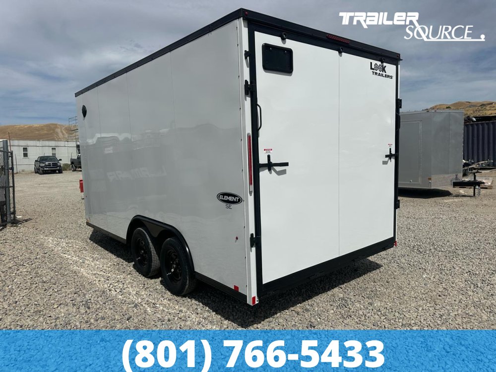 8.5x16 Look Element SE 7'6" Interior 7K Tandem Axle Enclosed Cargo