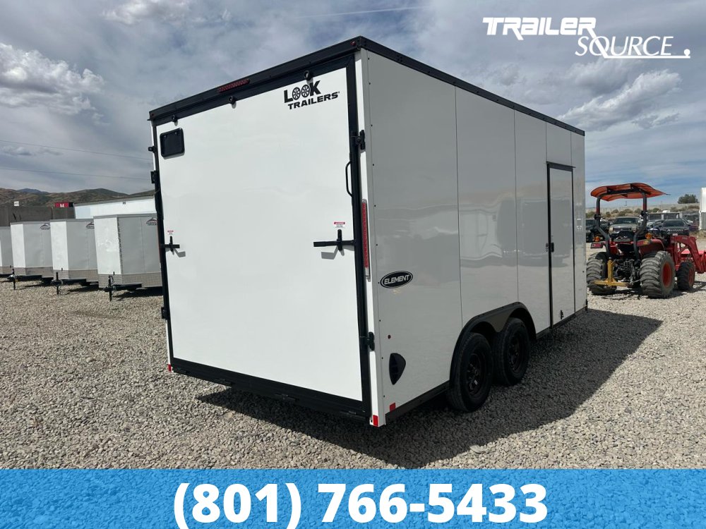 8.5x16 Look Element SE 7'6" Interior 7K Tandem Axle Enclosed Cargo