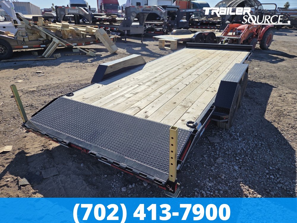 7x20 Double A Pro Series CH Flatbed Car Hauler