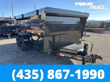 7x14 IronBull DTB 48" Sides 15K Dump Trailer