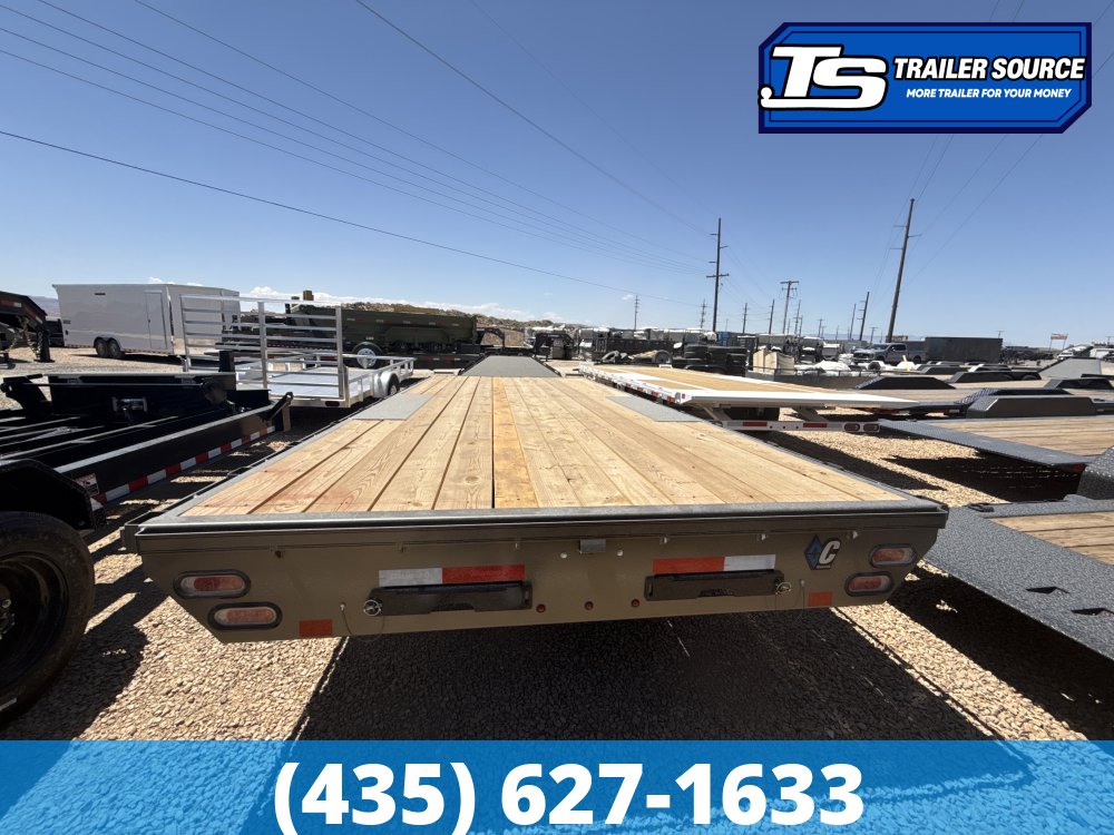 8.5x20 Diamond C DEC 207 Deckover Equipment Trailer -  15.5K GVWR -