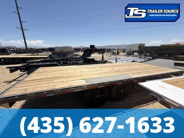 8.5x20 Diamond C DEC 207 Deckover Equipment Trailer -  15.5K GVWR -