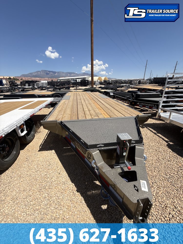 8.5x20 Diamond C DEC 207 Deckover Equipment Trailer -  15.5K GVWR -