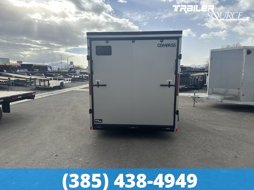 7x14 Compass  7'0" Interior 7K Tandem Axle Enclosed Cargo