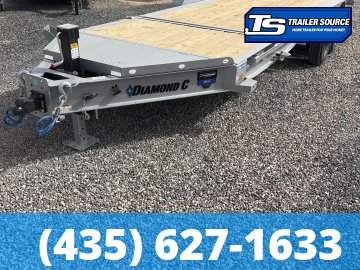 7x20 Diamond C HDT 210 Tilt Trailer - 23K GVWR - 18 Ply Tires