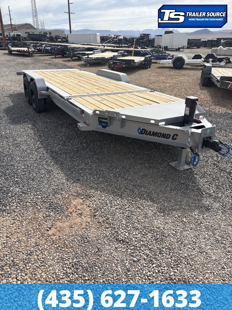 7x20 Diamond C HDT 210 Tilt Trailer - 23K GVWR - 18 Ply Tires