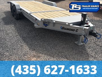 7x20 Diamond C HDT 210 Tilt Trailer - 23K GVWR - 18 Ply Tires