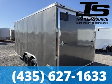 8.5x16 Haulmark Passport DELUXE Enclosed Cargo Trailer - 7'0" Interior - 7K GVWR - Dovetail