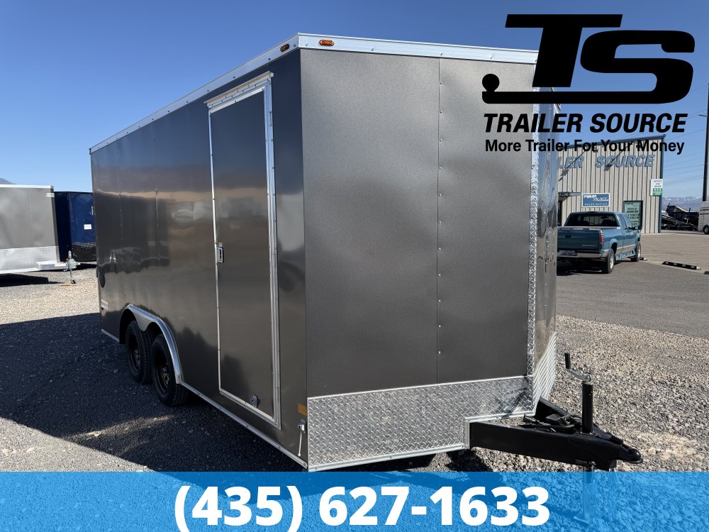 8.5x16 Haulmark Passport DELUXE Enclosed Cargo Trailer - 7'0" Interior - 7K GVWR - Dovetail