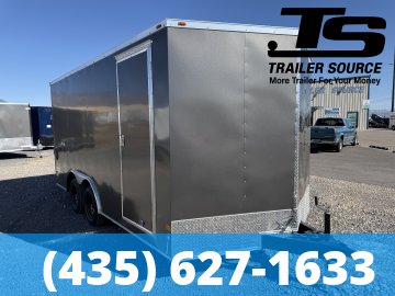 8.5x16 Haulmark Passport DELUXE Enclosed Cargo Trailer - 7'0" Interior - 7K GVWR - Dovetail