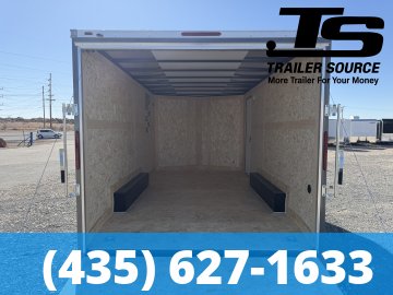 8.5x16 Haulmark Passport DELUXE Enclosed Cargo Trailer - 7'0" Interior - 7K GVWR - Dovetail