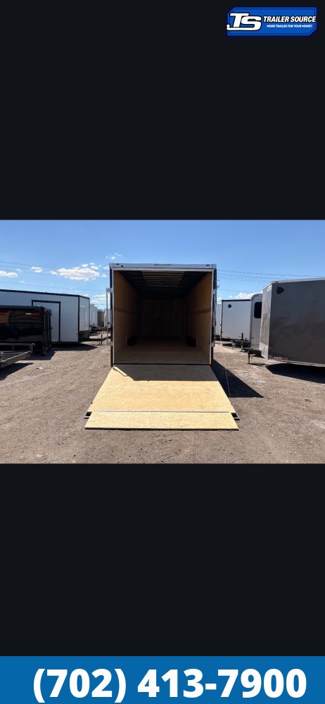 8.5x28 Haulmark Transport Enclosed Cargo Trailer - 7'6" Interior - 12K GVWR -