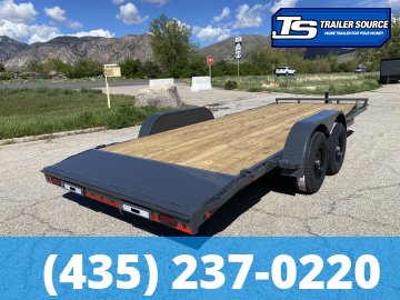 7x20 Lamar CC Flatbed Car Hauler Trailer - 10K GVWR -
