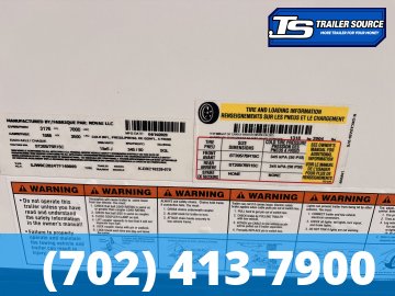 8.5x20 Look ST DLX Enclosed Cargo Trailer - 7'0" Interior - 7K GVWR - .080 PolyCor, Alloy Wheels