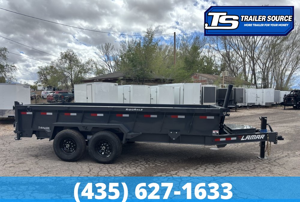 7x16 Lamar DT Gooseneck Dump